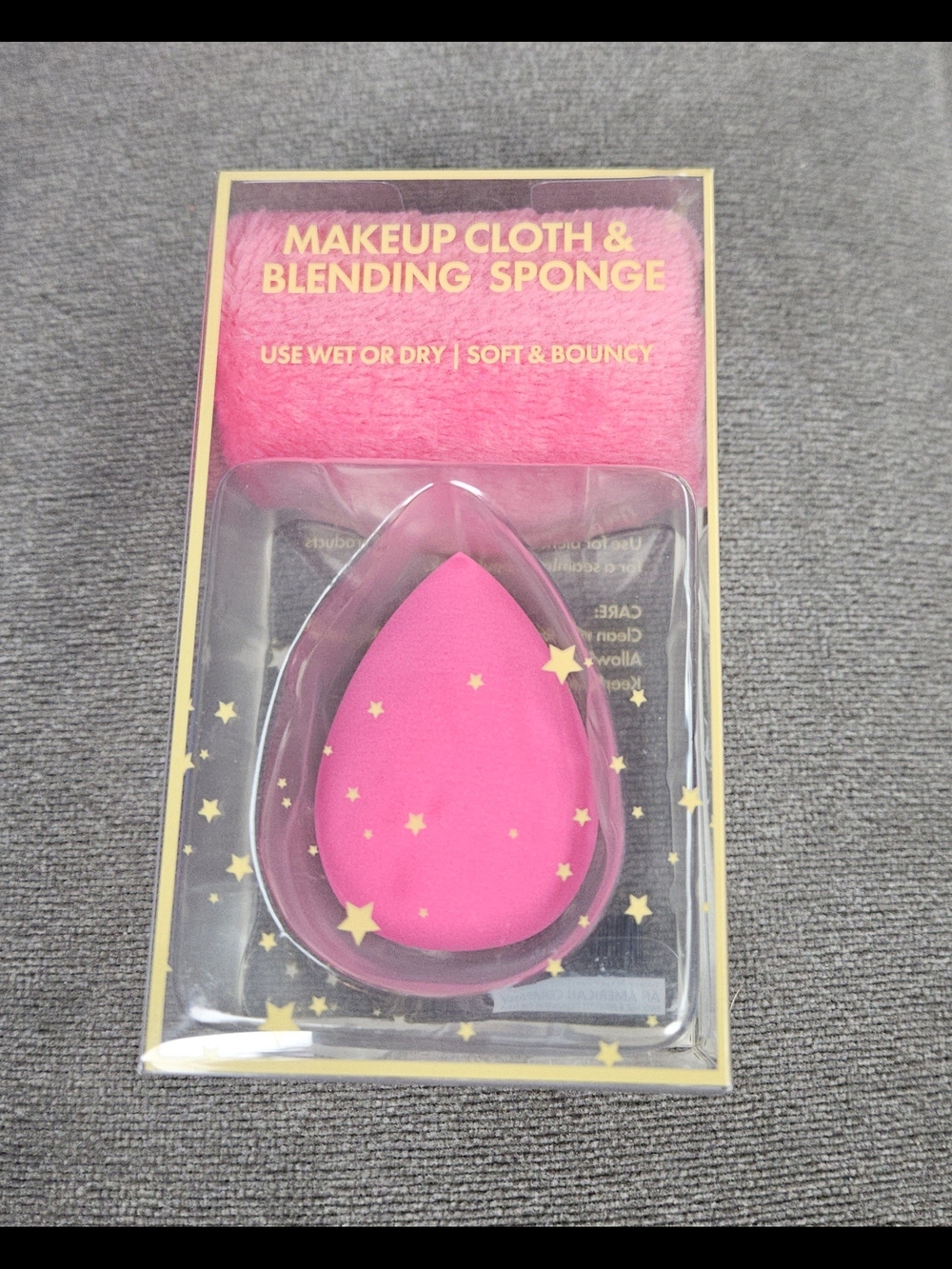 Makeup Cloth & Blending Sponge - Hot Pink BNIB